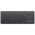 Multi-Device Wireless Keyboard with Trackpad, Bluetooth Keyboard with Big Size Touchpad,Support 3 Devices for PC,Windows, Android, Chrome OS, Laptop, Table